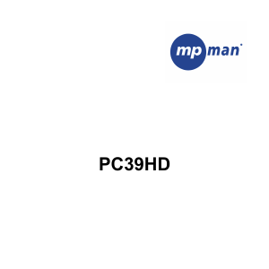 Manual Mpman PC-39HD Camcorder