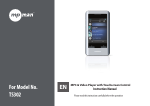 Manual Mpman TS-302 Mp3 Player