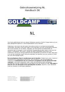 Handleiding Goldcamp Palermo 240 Voortent