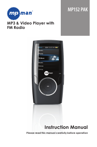 Manual Mpman MP-152PAK Mp3 Player