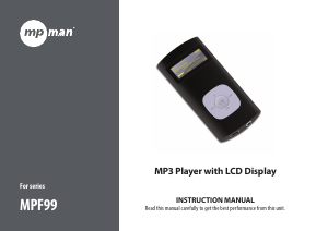 Manual Mpman MP-F99 Mp3 Player