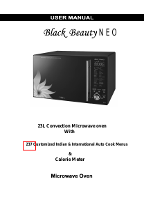 Manual Onida MO23CJS11BN Black Beauty Neo Microwave