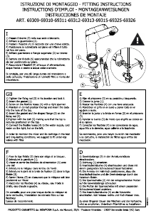 Manual Newform 69311 Extro Faucet