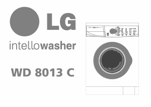 Bruksanvisning LG WD-8013C Tvättmaskin