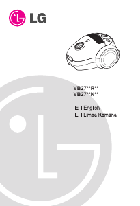 Manual LG VB2716NRD Vacuum Cleaner