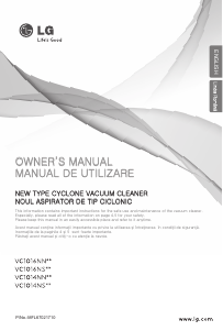 Manual LG VC1016NNDP Vacuum Cleaner