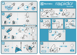 Посібник Electrolux ZB6106WDB Rapido Портативний пилосос