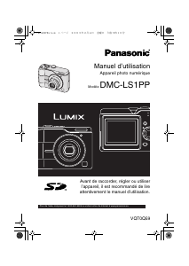 Mode d’emploi Panasonic DMC-LS1PP Lumix Appareil photo numérique