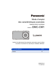 Mode d’emploi Panasonic DMC-CM1 Lumix Appareil photo numérique