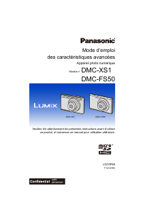 Mode d’emploi Panasonic DMC-FS28 Lumix Appareil photo numérique