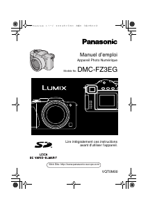 Mode d’emploi Panasonic DMC-FZ3EG Lumix Appareil photo numérique