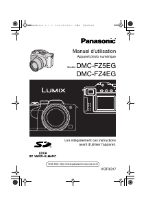 Mode d’emploi Panasonic DMC-FZ4EG Lumix Appareil photo numérique