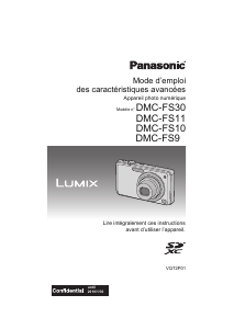 Mode d’emploi Panasonic DMC-FS09 Lumix Appareil photo numérique