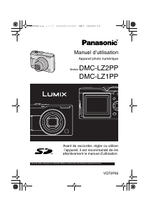 Mode d’emploi Panasonic DMC-LZ1PP Lumix Appareil photo numérique