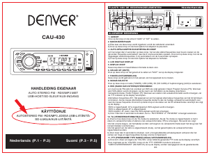 Handleiding Denver CAU-430 Autoradio