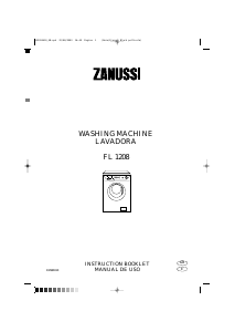 Manual Zanussi FL 1208 Washing Machine