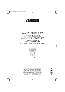 Mode d’emploi Zanussi FJE 1406 Lave-linge