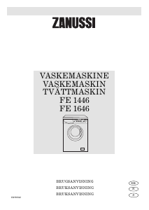 Bruksanvisning Zanussi FE 1646 Tvättmaskin
