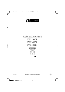 Manual Zanussi FJD 1466 S Washing Machine