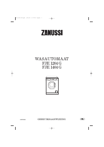 Handleiding Zanussi FJE 1404 G Wasmachine