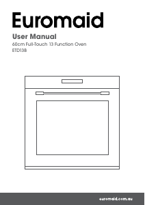 Handleiding Euromaid ETD13B Oven