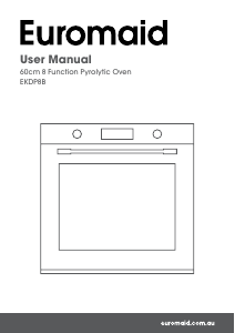 Handleiding Euromaid EKD8B Oven