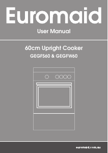 Manual Euromaid GEGFS60 Range