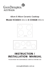 Manual Euromaid CC96GB Hob