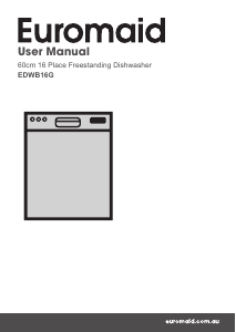 Manual Euromaid EDWB16G Dishwasher
