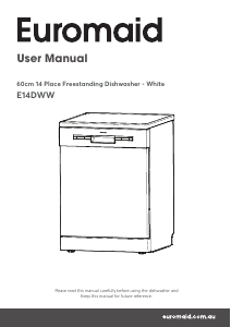 Manual Euromaid E14DWW Dishwasher
