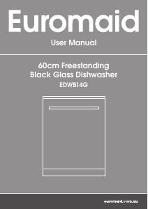 Manual Euromaid EDWB14G Dishwasher
