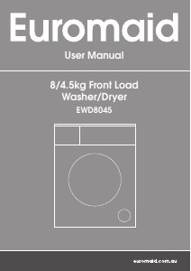 Manual Euromaid EWD8045 Washer-Dryer