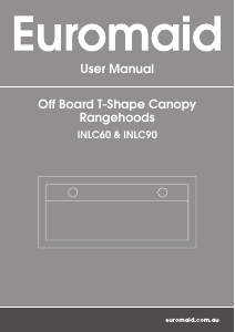 Manual Euromaid INLC60 Cooker Hood