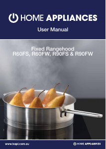 Manual Euromaid R90FW Cooker Hood