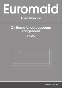 Manual Euromaid INLU90 Cooker Hood