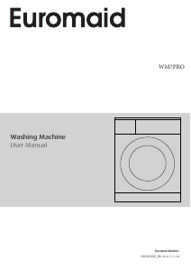 Manual Euromaid WM7PRO Washing Machine