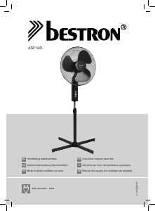 Manual de uso Bestron ASF16R Ventilador