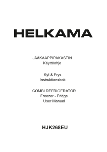 Handleiding Helkama HJK268 EU Koel-vries combinatie