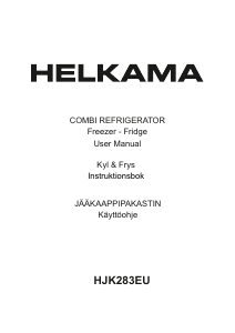 Handleiding Helkama HJK283 EU Koel-vries combinatie