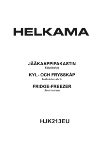 Käyttöohje Helkama HJK213 EU Jääkaappipakastin