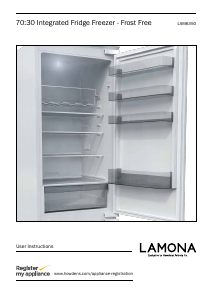 Handleiding Lamona LAM6350 Koel-vries combinatie