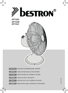 Manual de uso Bestron DFT25R Ventilador