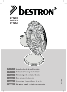 Manual de uso Bestron DFT25W Ventilador