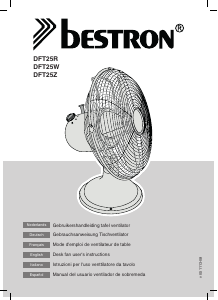Manual Bestron DFT25Z Fan