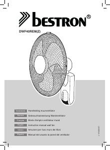 Manual de uso Bestron DWF40REMZ Ventilador