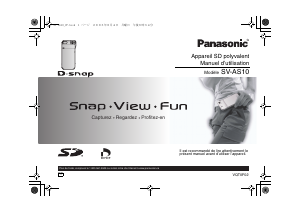 Mode d’emploi Panasonic SV-AS10PP D-Snap Caméscope