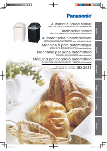 Manual de uso Panasonic SD-2511WXE Máquina de hacer pan