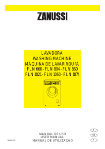 Bruksanvisning Zanussi FLN 1060 Tvättmaskin