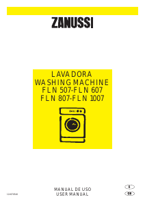 Bruksanvisning Zanussi FLN 607 Tvättmaskin