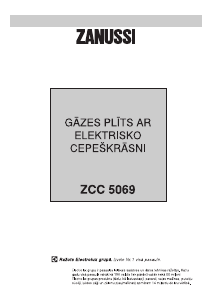 Rokasgrāmata Zanussi ZCC5069 Kombinētā plīts